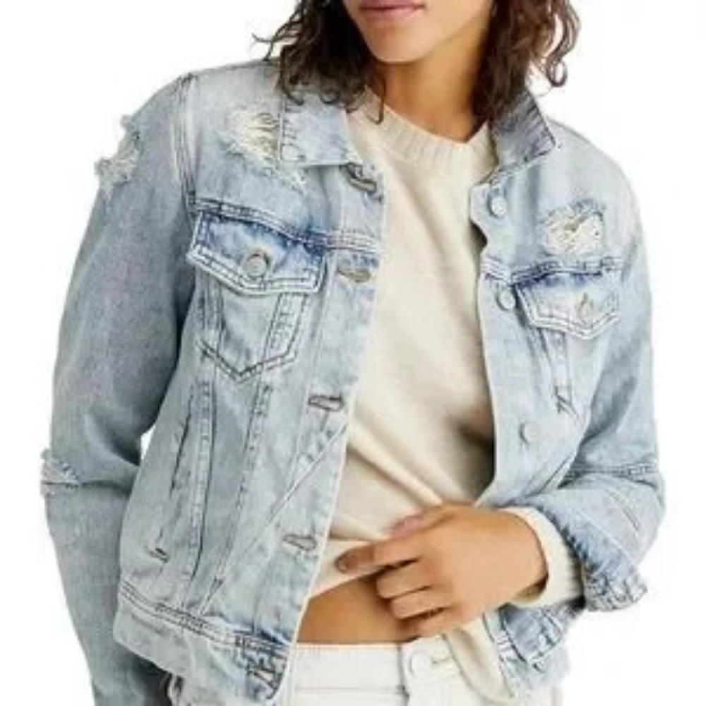 Free People Rumors Denim Jacket